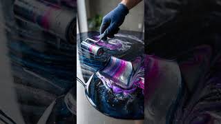 Satisfying ASMR: Galaxy Nebula Floor Transformation!