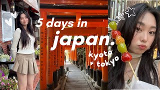 japan vlog  | kyoto temples, onsen, mt.fuji day trip, shopping in tokyo