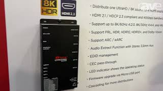 ISE 2023: AV LINK Group Introduces HS-1614W HDMI Distribution Amplifier