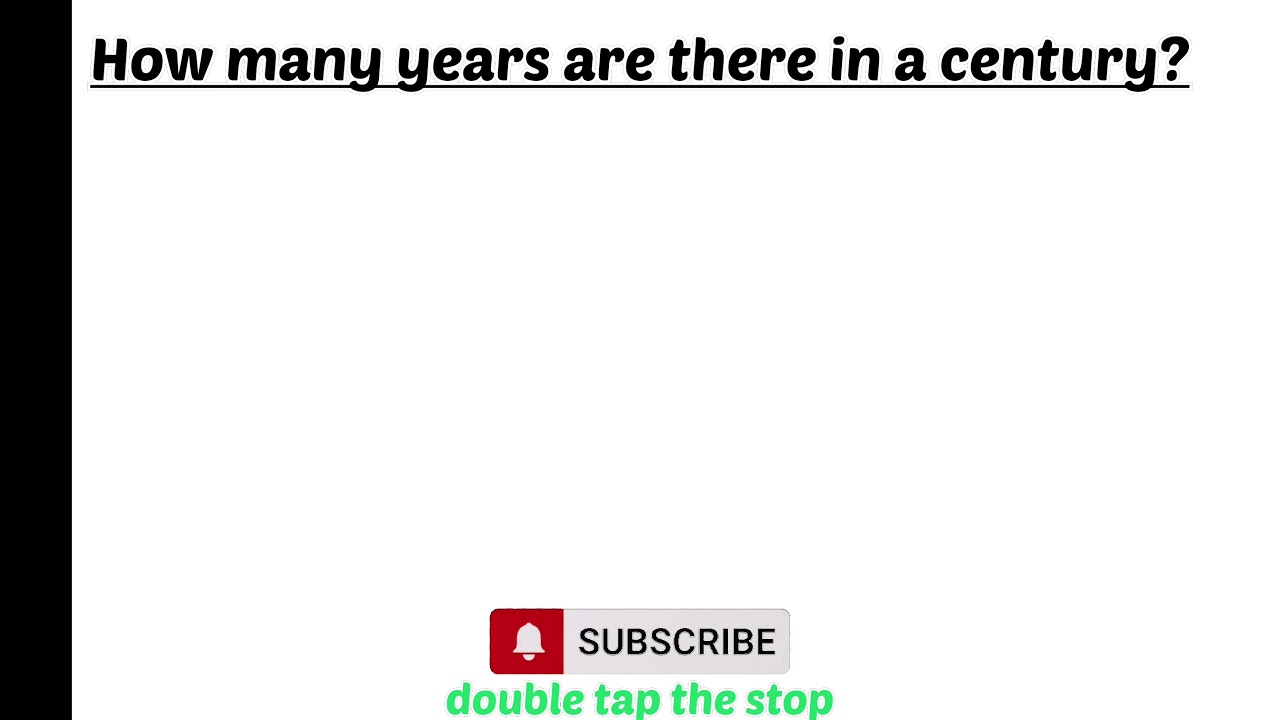 how-many-years-are-there-in-a-century-youtube