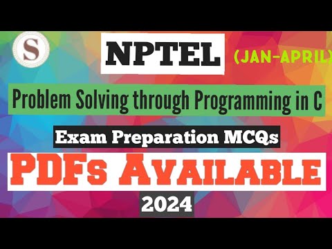 Problem solving through Programming In C || NPTEL Exam Preparation MCQs ...