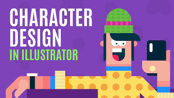 FLAT DESIGN CHARACTER, Digital Illustration Art, Illustrator STEP BY STEP Drawing Tutorial 2020