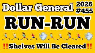2026#455🏃‍♀️🏃‍♂️💨Dollar General Couponing‼️RUN-RUN‼️ SHELVES WILL BE CLEARED‼️MUST WATCH👀👀
