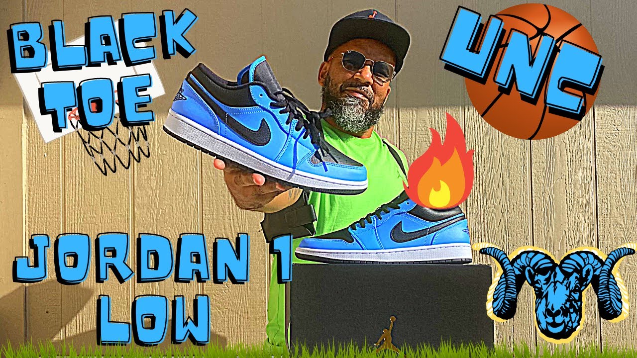 jordan 1 unc black toe