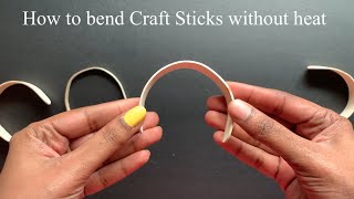 How To Bend Popsicle Sticks Without Heat | How To Bend Ice Cream Stick | How to bend Popsicle Stick screenshot 5