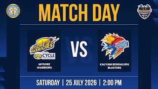 Maharani Trophy KSCA T20 2026 LIVE | Mysore Warriors vs Kalyani Bengaluru Blasters screenshot 4