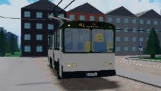 Поездка на троллейбусе ЗиУ-9 по маршруту 41 | Public Transport Simulator | Roblox