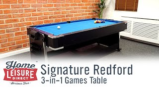 Signature Redford 3-In-1 Games Table
