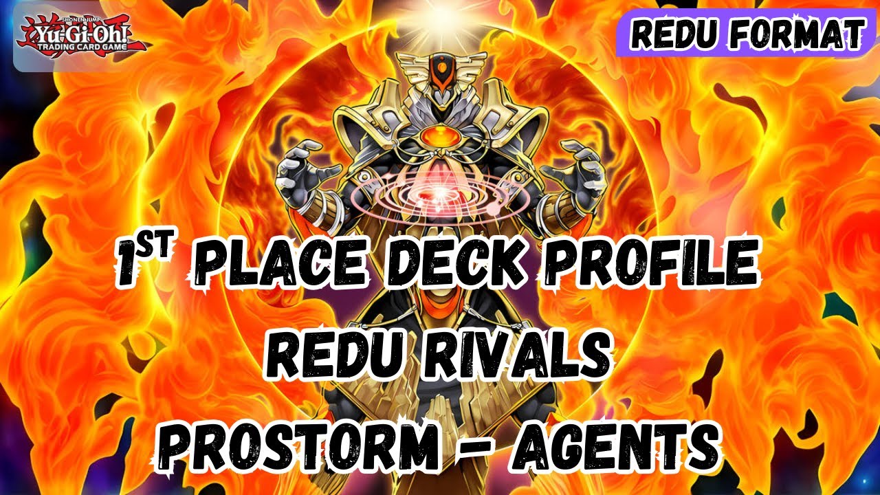 1st Place Deck Profile | REDU Rivals | Agents by ProStorm | Yugioh REDU  Format