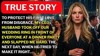For his first love, my CEO husband concealed our wedding ring and even slapped me  The next day,