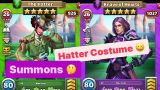 Empires & Puzzles Hero Analysis : Costume🍀 Hatter 🎩 & 😈Knave of Hearts ♥️😀