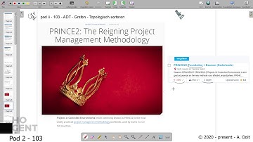 [Pod ii - 103] - ADT Graphs - Topologisch sorteren - Voorbeschouwingen