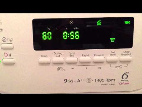 Whirlpool WWDC9440 6th sense washing machine review