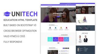 Unitech - Education HTML Template | Themeforest Website Templates and Themes screenshot 4