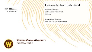 University Jazz Lab Band with Special Guest AfroHORN