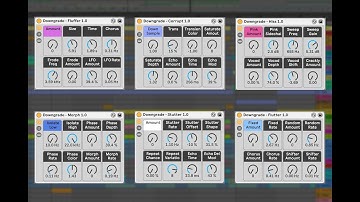 Downgrade 1.0 - Ableton Live LoFi / Vapourwave Effect Racks