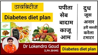Diabetes diet plan | डायबिटीज में क्‍या खायें और क्‍या नहीं? | मधुमेह रोगी का आहार चार्ट | Diabetes