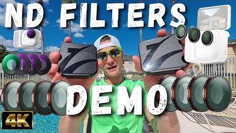 Insta360 Go Ultra 4k 30 - Demo ND-filters en polarisatoren - (FreeWell vs Insta360 vs K&F)