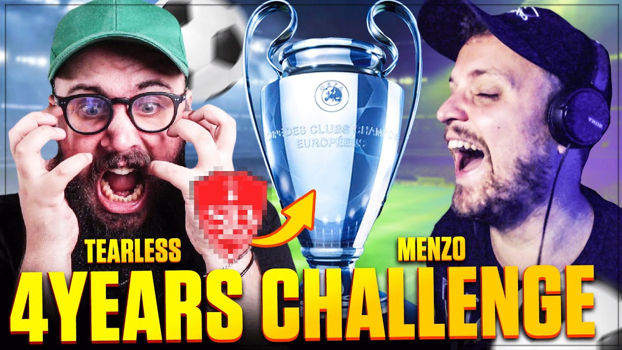 UNA SFIDA CLAMOROSAMENTE DISASTROSA!! MENZO VS TEARLESS - 4 YEARS CHALLENGE