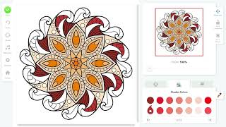Coloring Book for adults - mandala 2