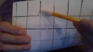 Upside Down Grid Drawing for my Middle School Students