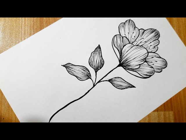 Original Pen and Ink Flowers – Noll Life Designs