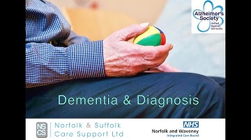 Diagnosis and Dementia - Video 14 - Dementia Training for Adult Social Care