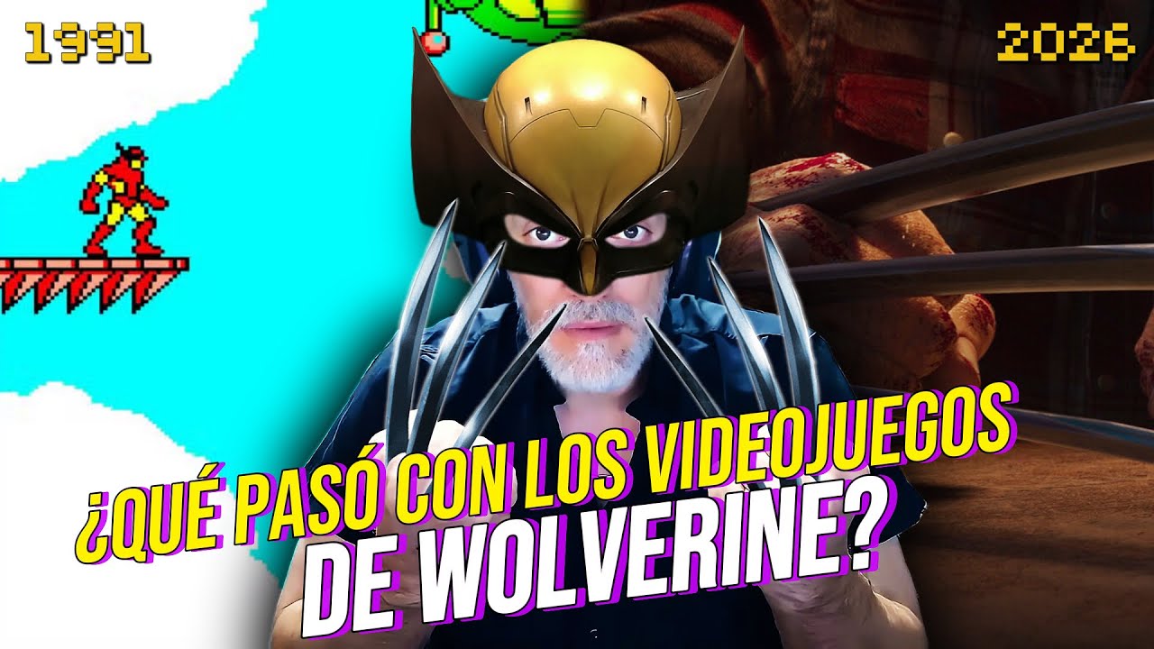 EVOLUCIÓN de Videjuegos de WOLVERINE