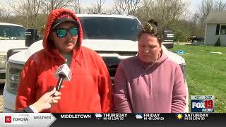 Adams County residents clean up damage left by EF-1 tornado