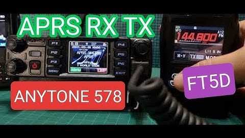 ANYTONE 578 Pro III APRS - TX & RX Analogue Set Up