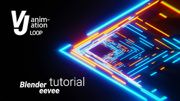 VJ LOOP ANIMATION IN BLENDER EEVEE TUTORIAL