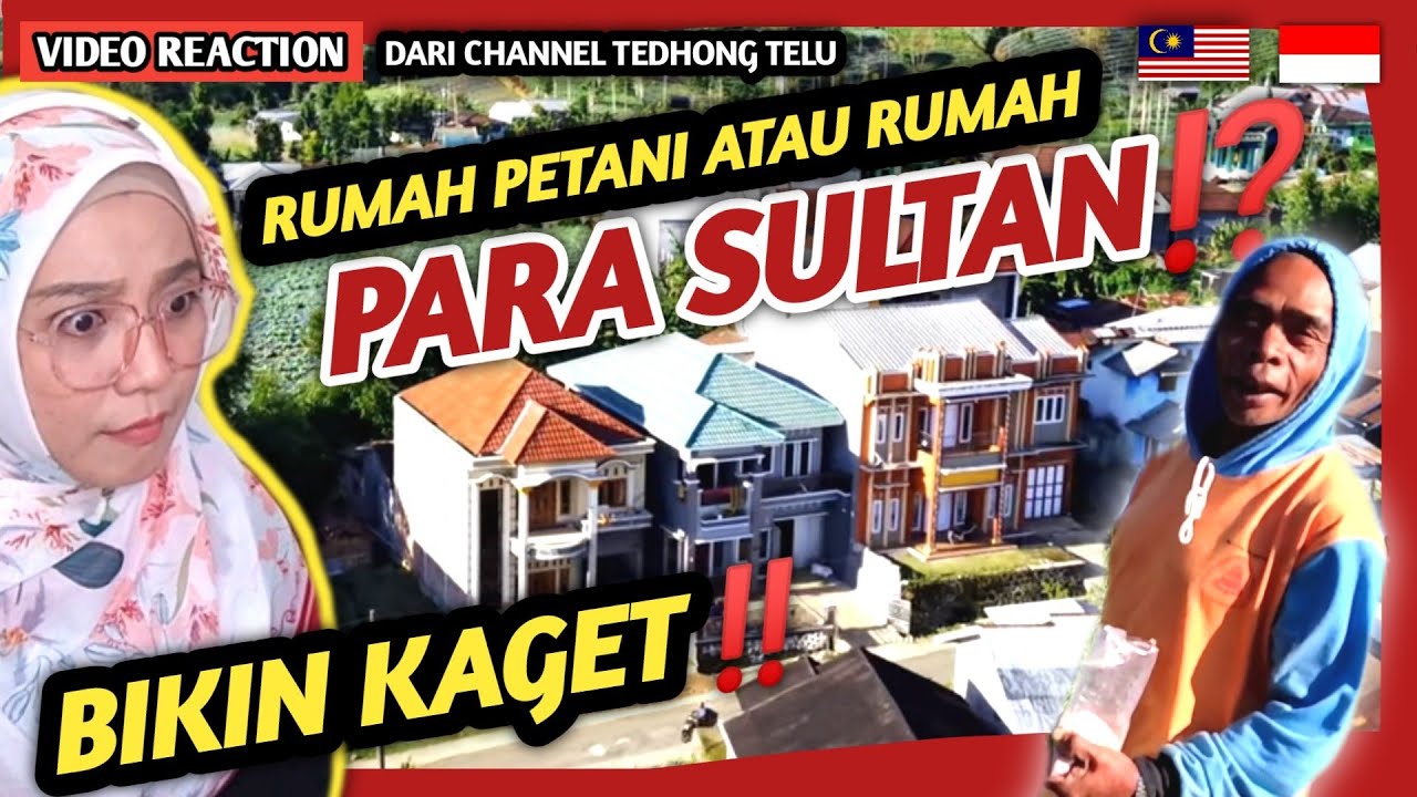 🇲🇾🇮🇩 REACTION BIKIN KAGET RUMAH PETANI ATAU RUMAH SULTAN DI LERENG GUNUNG SLAMET⁉️ Seriously??