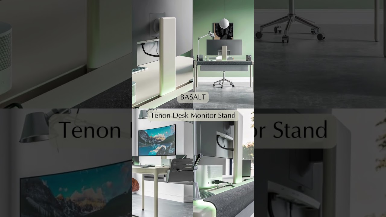 Stand: Work Way Monitor - Stylish and - Your to YouTube beflo Elevate A Space Basalt Functional