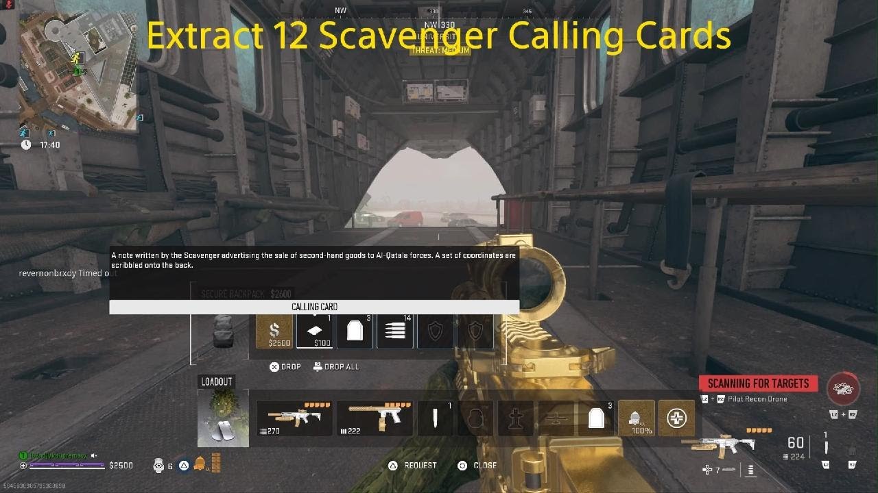 DMZ How To Unlock Black Mous Weekly Urgent Mission 😎