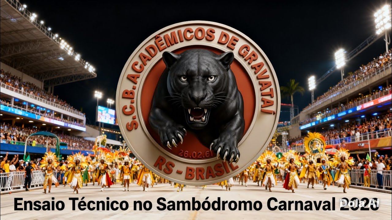  ACADÊMICOS DE GRAVATAI ENSAIO TÉCNICO NO SAMBÓDROMO CARNAVAL 2026