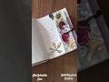 Flower Scrapbook Journaling 🌸 | Easy & Cute Floral Journal Pages #shortvideo #youtubeshorts #shorts