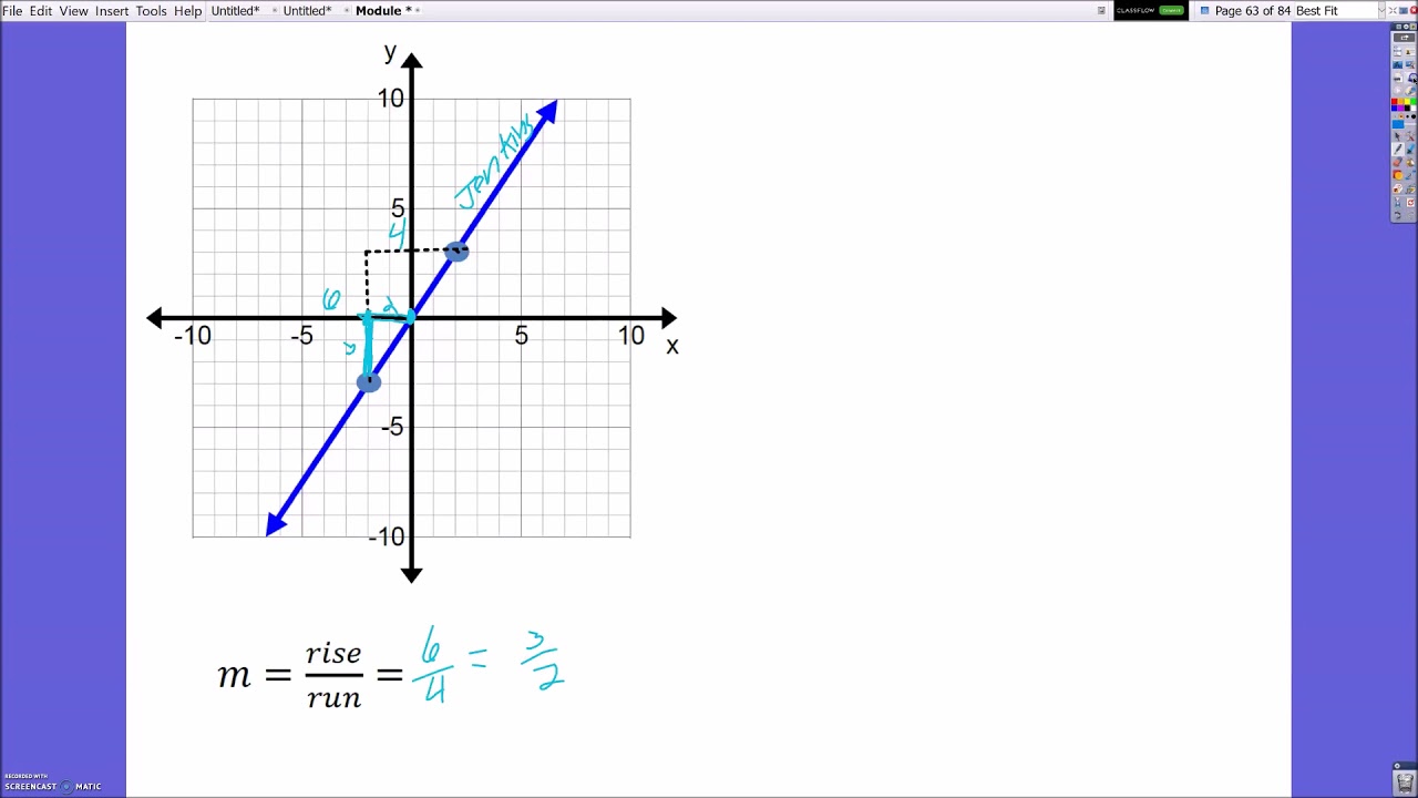 Similar Triangles and Slopes - YouTube