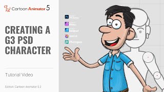 Creating a G3 PSD Character in Photoshop | Cartoon Animator 5 Tutorial
