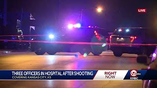 3 Kansas City, Kan., police officers, 3 suspects wounded in shooting during undercover fentanyl deal