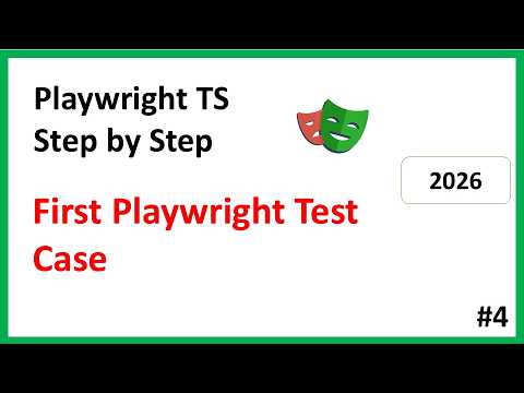 Writing First Test case in Playwright TypeScript L1 - YouTube