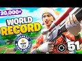 WORLD RECORD 51 KILLS TRIO ARENA (20,000+ Points) Fortnite Arena Gameplay