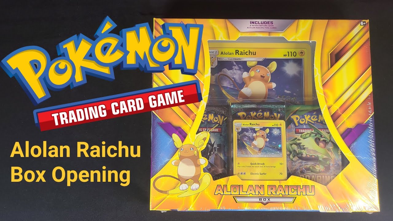 XY SUN & MOON PACKS | Alolan Raichu Box Opening
