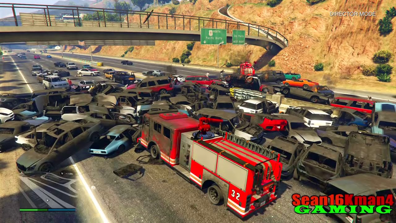 GTA 5: Longest Chain of Explosions (without Weapons)