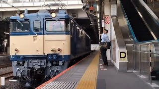 《E217系付属編成 廃車回送に伴う牽引機返却回送(長野～長岡)》国鉄EF64 1030[新潟]が単機で大宮駅11番線に入線到着停車(単9535レ) 2023/10/2