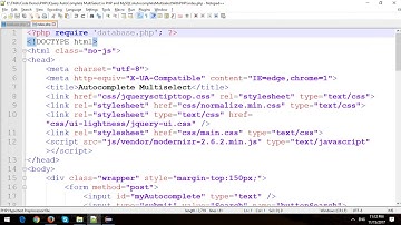 JQuery AutoComplete MultiSelect in CodeIgniter Framework