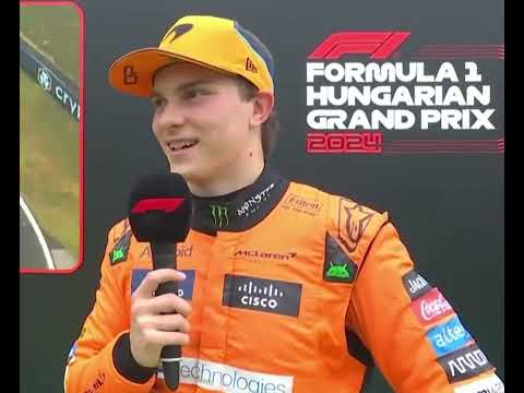 Oscar Piastri Post Qualifying Interview Hungarian Grand Prix 2024