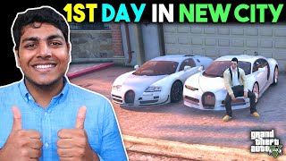 Started My Own Gang On The First Day In This New City 😱 | GTA 5 Grand RP #28 | MrLazy [HINDI]