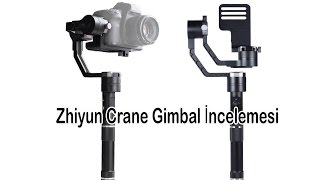 Popular 3 Axis Gimbal Zhiyun Crane Kamera Gimbalı İncelemesi Ve Kısa Görüntüler