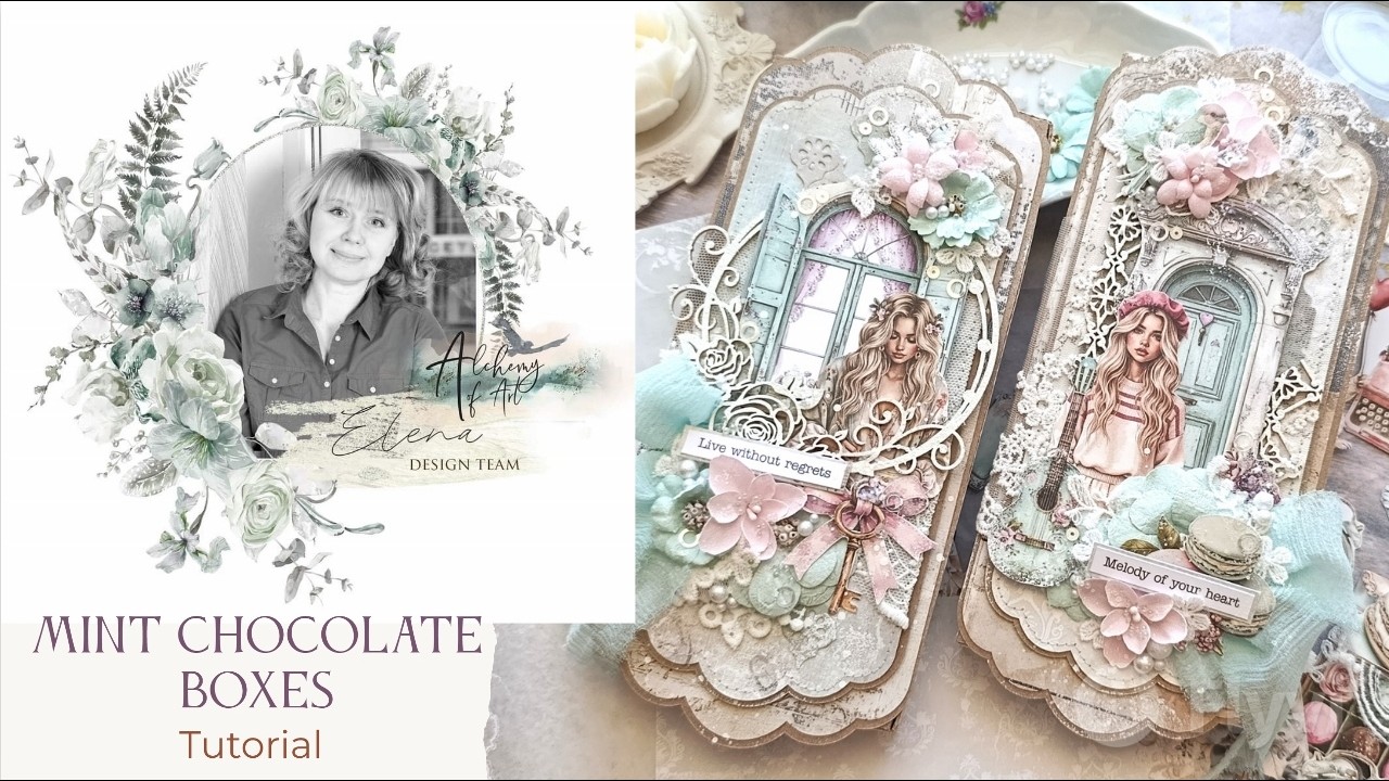 🍃🍫Mint chocolate boxes 🍃🍫 by Elena Martynova