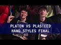 Plasteed vs Platon hand styles final Back to the future battle 2021